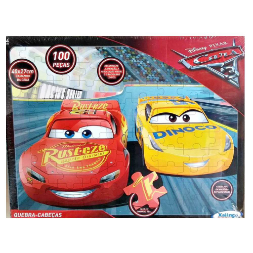 Quebra-Cabeças Carros 3 Disney Xalingo : : Brinquedos e Jogos