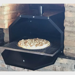 Forno de Pizza para Churrasqueira 60x45 com Grelha e Assadeira Pintado é boa?