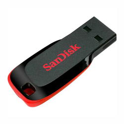 Pendrive 64gb Cruzer Blade Z50 Usb 2.0 Portátil Sandisk Menor preço em Pendrive 64gb Cruzer Blade Z50 Usb 2.0 Portátil Sandisk