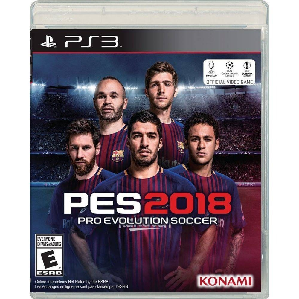 Jogo de vídeo game pro aquisição futebol 2018 (pes 2018), edição