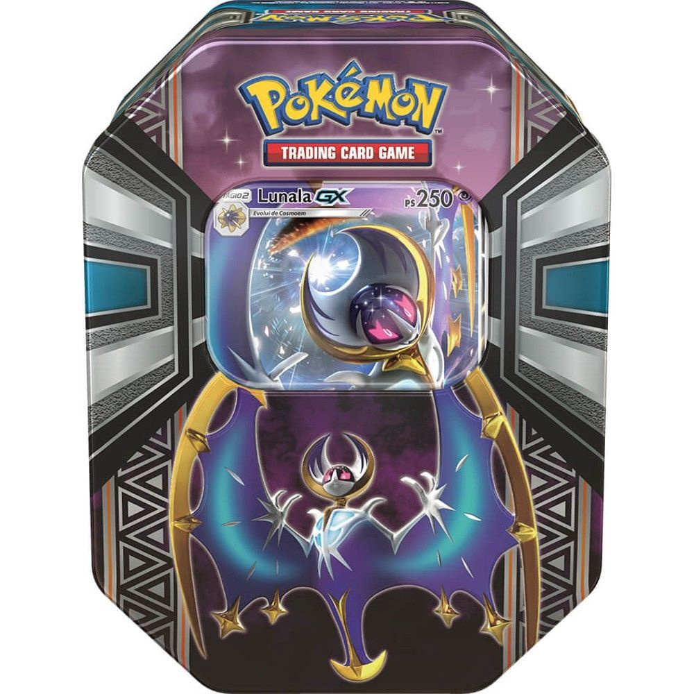 Jogo pokemon deck lata pokemon gx lenda de alola lunala copag