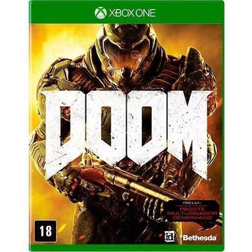 Jogo Mídia Física Doom Original Para Xbox One em Promoção na Americanas