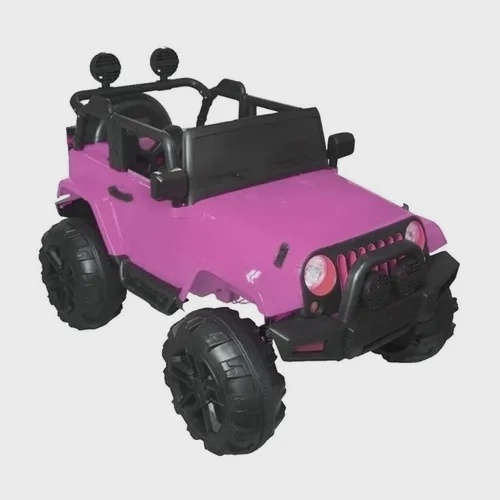 Carro Jeep Para A Barbie Com Controle Remoto Rosa