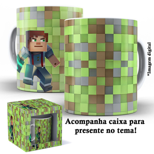 Jogo eletrônico minecraft  Produtos Personalizados no Elo7