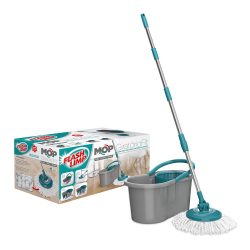 Mop Giratorio Fit Esfregão Balde Spin Flash Limp - MOP5010 Menor preço em Mop Giratorio Fit Esfregão Balde Spin Flash Limp - MOP5010
