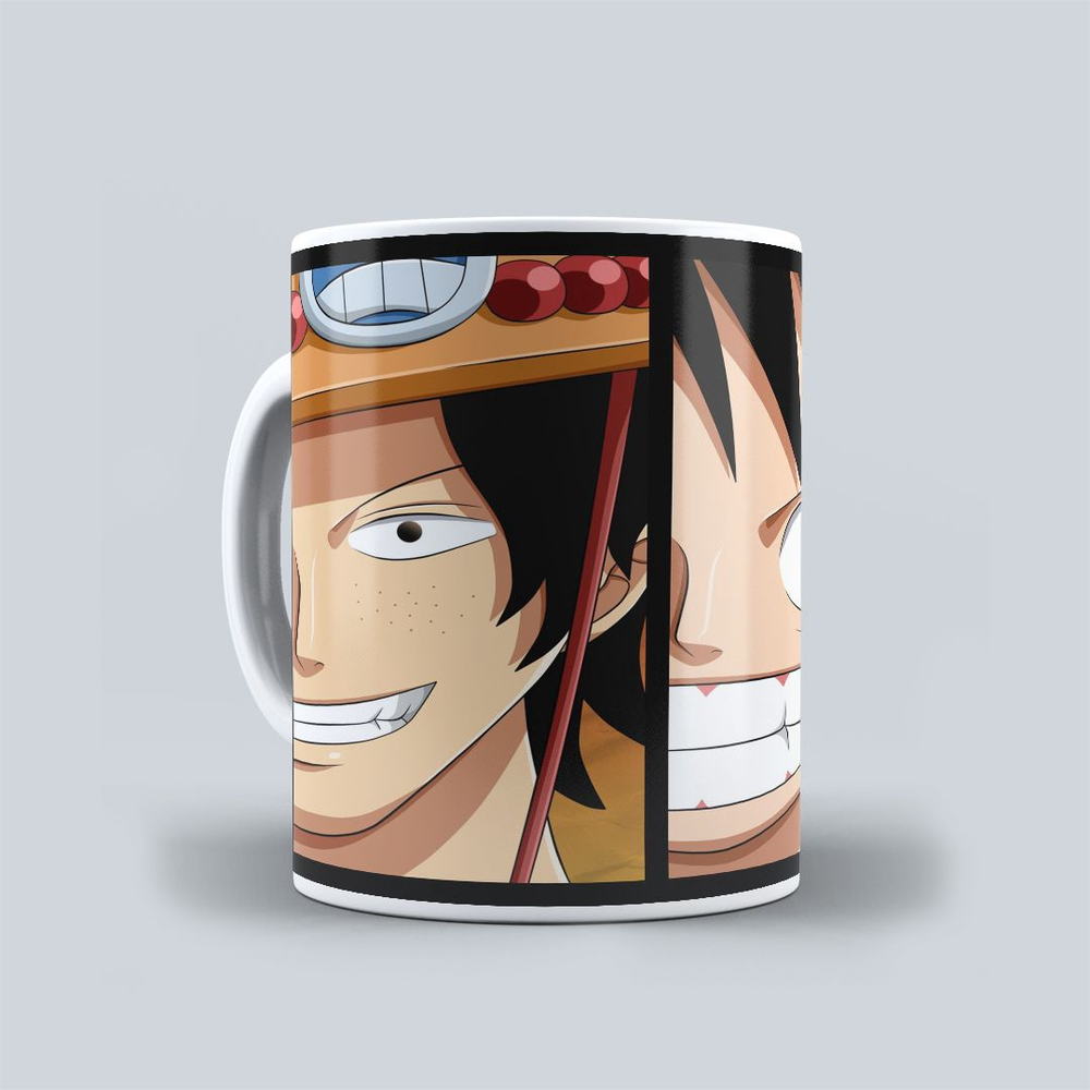 Taza Termica Ace & Luffy One Piece