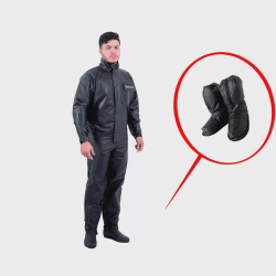 Kit Capa de Chuva Motoqueiro Masc Protercapas Serrana + Sobre Bota Tamanho G Menor preço em Kit Capa de Chuva Motoqueiro Masc Protercapas Serrana + Sobre Bota Tamanho G