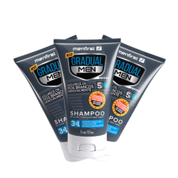 Shampoo Escurecedor de Cabelo Gradual Men Menfirst (3x) Menor preço em Shampoo Escurecedor de Cabelo Gradual Men Menfirst (3x)