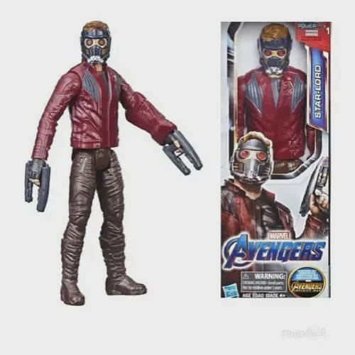 BONECO GUARDIOES DA GALAXIA FIGURA ELETRONICA STAR LORD HASBRO A8685 9501