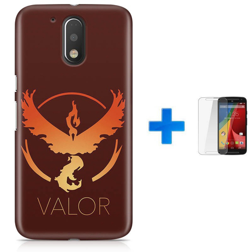 Kit Capa Tpu Moto G4 Plus Pokemon Valor Pokemon Go Pel Vidro 01 Em Promocao Ofertas Na Americanas