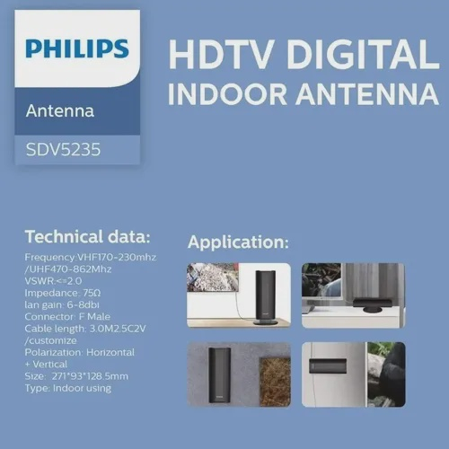 Antena Digital Sdv Original Philips No Shoptime