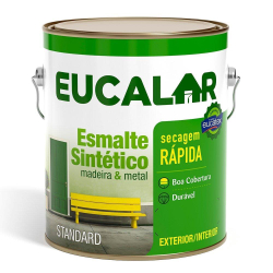 Tinta Esmalte Eucalar Brilhante Preto 3,6 Litros é boa?