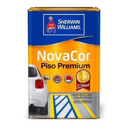 Tinta Piso Lisa p/ Cimentado Cinza Chumbo 18 Litros - Novacor Menor preço em Tinta Piso Lisa p/ Cimentado Cinza Chumbo 18 Litros - Novacor