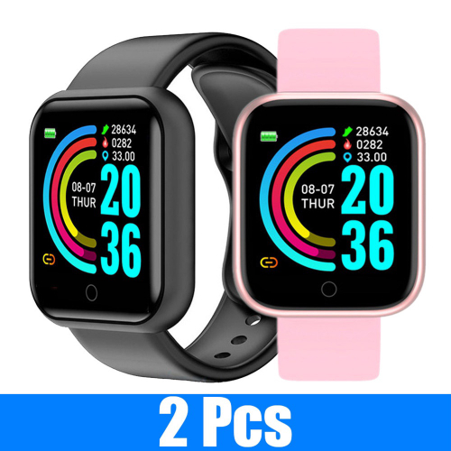 Relógio smartwatch y68 2pcs Clearance