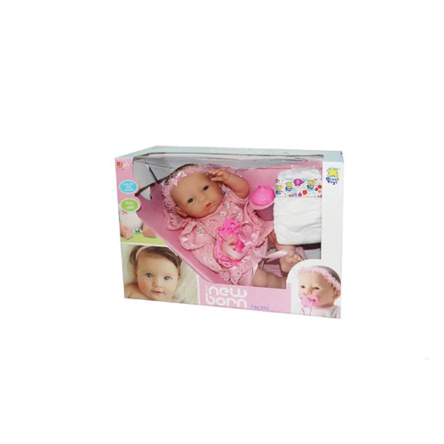 Boneca Bebê Reborn - New Born - Faz Xixi Divertoys Com Acessório 8046