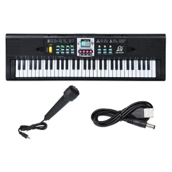 61 Teclas De Música Digital Teclado Eletrônico Teclado Eletrônico Piano Elétrico Presentes Para Crianças Menor preço em 61 Teclas De Música Digital Teclado Eletrônico Teclado Eletrônico Piano Elétrico Presentes Para Crianças