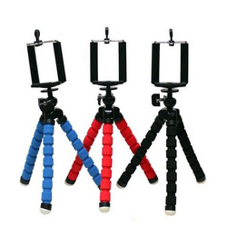 Mini tripé flexivel com suporte universal celular câmera Menor preço em Mini tripé flexivel com suporte universal celular câmera