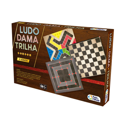 Jogo de Damas e Ludo - Junges na Americanas Empresas