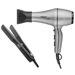 Kit taiff - secador cabelo profissional style pro 2000W prata 220V + prancha ceramic 180ºC bv Menor preço em Kit taiff - secador cabelo profissional style pro 2000W prata 220V + prancha ceramic 180ºC bv