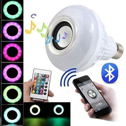 Lampada Musical Bluetooth Rgb Com Controle De Led Caixa De Som E27 500 é boa?