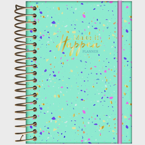 Planner 2023 espiral la creme jandaia sortido em Promoção na Americanas