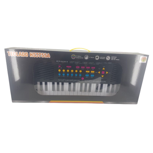 Teclado Musical Piano Infantil Com Microfone Iniciante 37 Teclas 6 Musicas  Gravadas Volume Regulável na Americanas Empresas