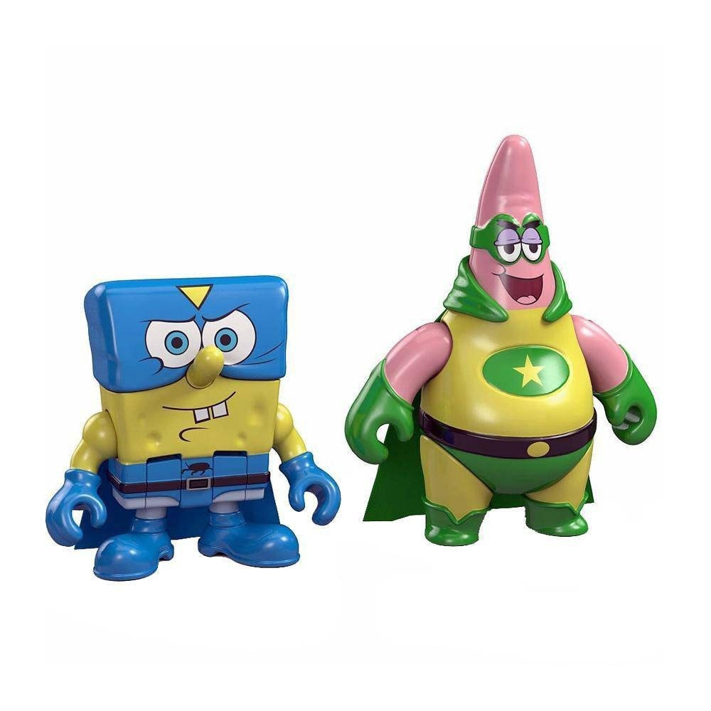 Imaginext Bob Esponja E Patrick Super Herois Nick W9586 No Shoptime