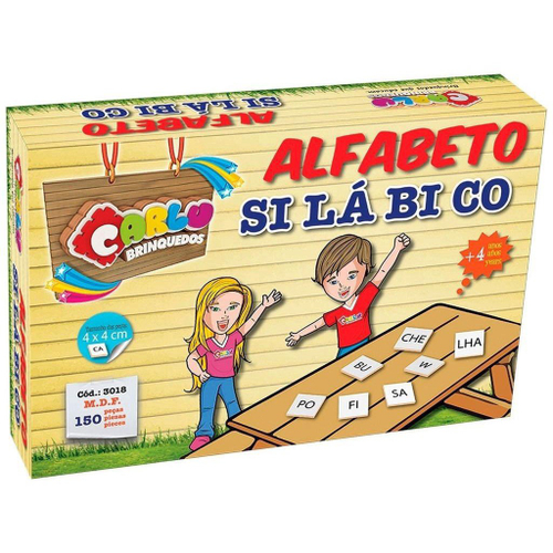 Jogo O Alfabeto - Alfabetização Infantil 1034 - Pais E Filhos em Promoção  na Americanas