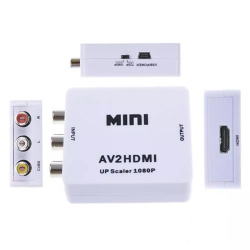 Mini Conversor Full HD - Converte entrada av para hdmi é boa?