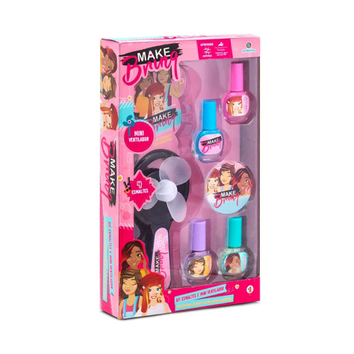 Kit beleza Fashion Teen Maquiagem Esmalte Barbie Bolsa Infantil