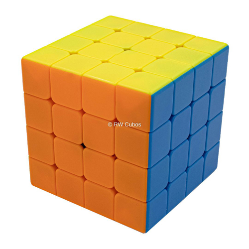 Cubo Mágico Profissional Moyu Meilong Sem Adesivo 4x4 Cor Da Estrutura  Colorido