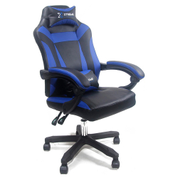 Cadeira Gamer Xtreme Suporta 120 Kg Reclinável Preto e Azul Menor preço em Cadeira Gamer Xtreme Suporta 120 Kg Reclinável Preto e Azul