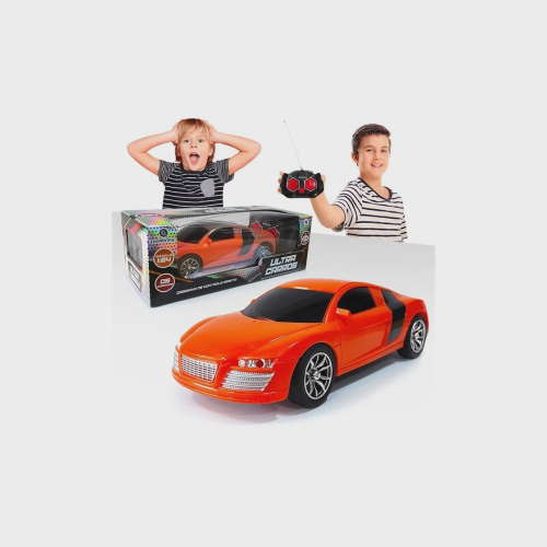 Carrinho Controle Remoto Esportivo Ultra Carros Brinquedo - Polibrinq