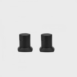 Kit 2 Acabamentos Registro C-44 Água Quente/Fria Black Ducon Metais Menor preço em Kit 2 Acabamentos Registro C-44 Água Quente/Fria Black Ducon Metais