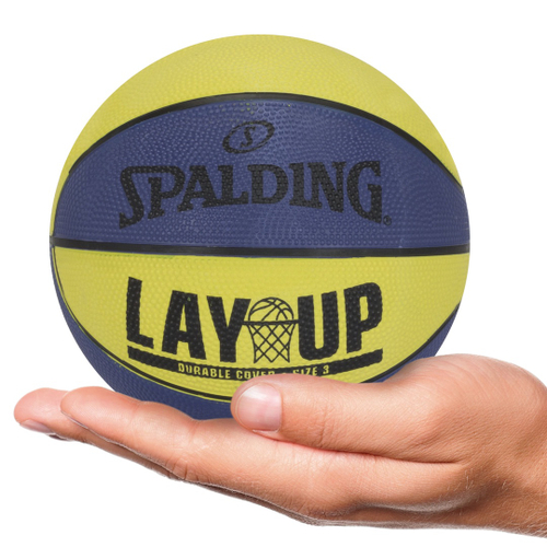 Bola De Basquete Spalding Lay-Up Borracha - Compre Agora