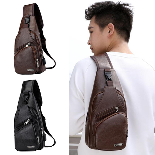 mens travel sling bolsa