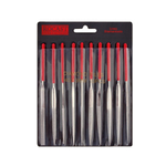 Jogo Lima Agulha Diamantada - 140mm - Ref. 10 PCS/Jogo Rocast 81,0001