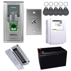 Kit Controle De Acesso Biometria Bio Inox Ss 311E Intelbras Menor preço em Kit Controle De Acesso Biometria Bio Inox Ss 311E Intelbras