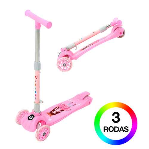 Brinquedo De Menina 6 7 8 Anos Patinete Rosa Mais Brinde em Promoção na  Americanas