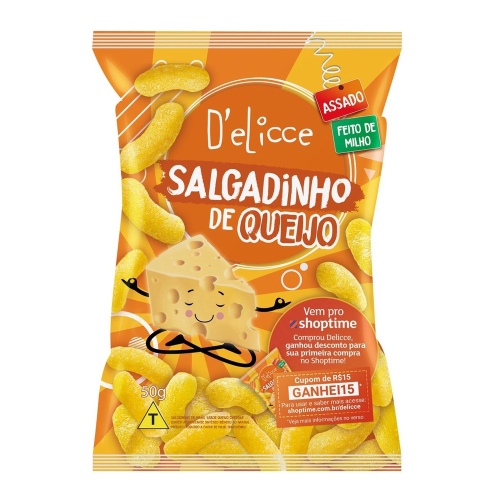 10 Un Salgadinho Cheetos Requeijao Onda 45g - Elma Chips no Shoptime