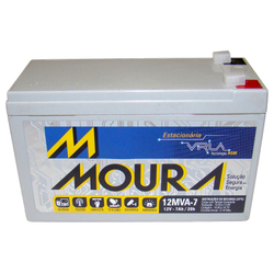Bateria Moura 12MVA-7 Estacionaria Nobreak 12V 7AH Menor preço em Bateria Moura 12MVA-7 Estacionaria Nobreak 12V 7AH