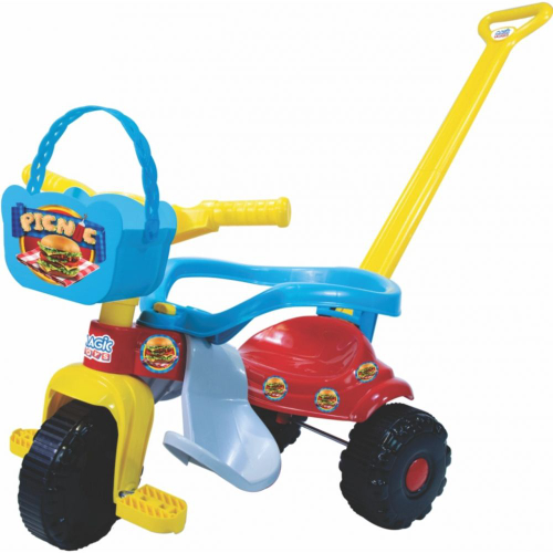 Motoca Triciclo Infantil Tico Trike Evolution Spider Menino - Biemme no  Shoptime