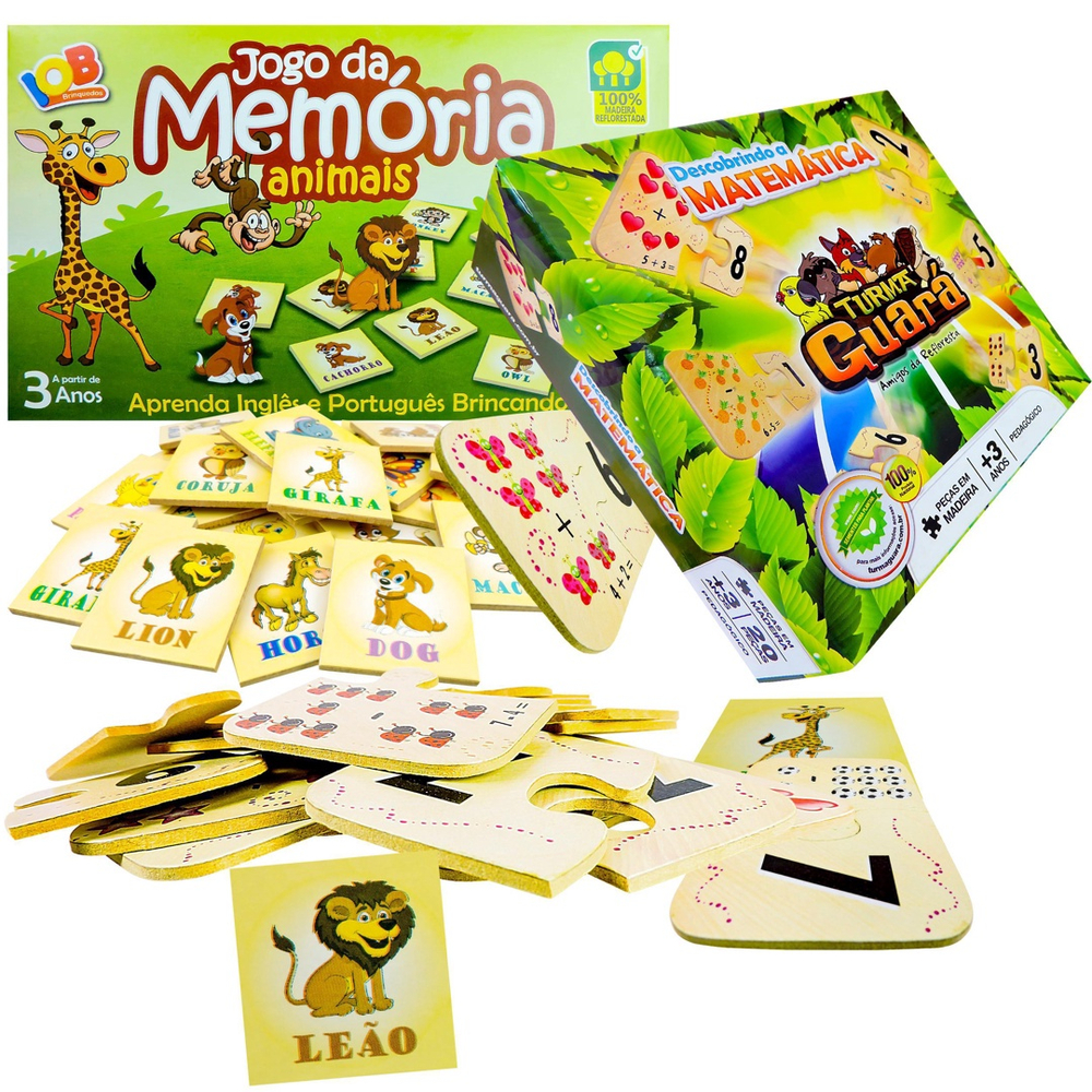 Jogo da memoria pedagogico comidas em ingles