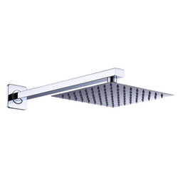 Ducha Chuveiro Slim Prizi Quadrado 20x20cm Inox 304 com Braço Menor preço em Ducha Chuveiro Slim Prizi Quadrado 20x20cm Inox 304 com Braço