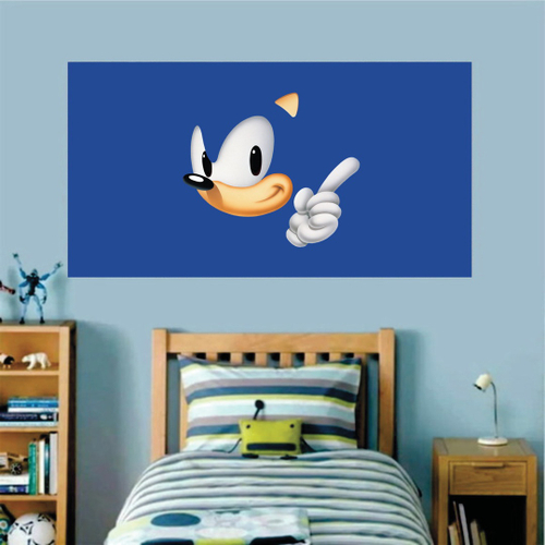 Adesivo de parede infantil Sonic 2