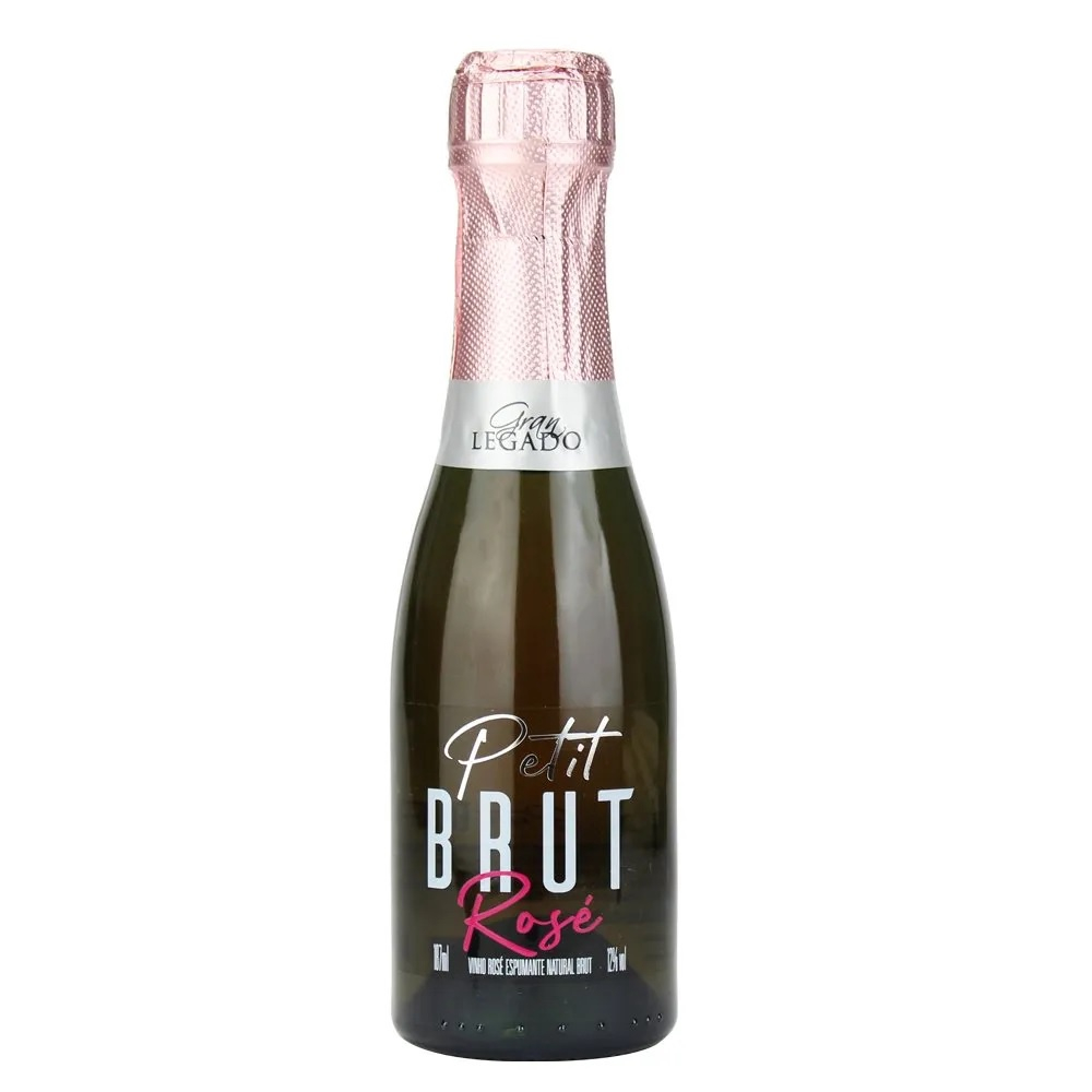 Espumante Gran Legado Baby Brut Rose 187ml No Shoptime