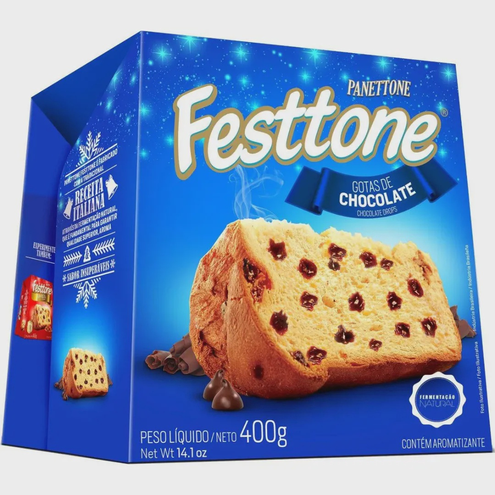 Panetone Festtone Chocolate 400G No Shoptime