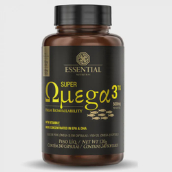 Super Omega 3 tg (240 caps) 500mg - Essential Nutrition Menor preço em Super Omega 3 tg (240 caps) 500mg - Essential Nutrition