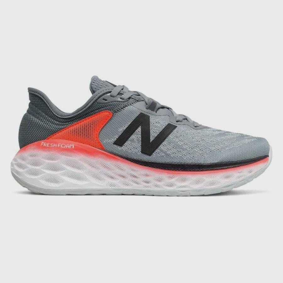 New balance 2025 cinza com laranja