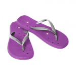 Sandalia Feminino Magnetica Prata/Lilas 36-37 Infravermelho